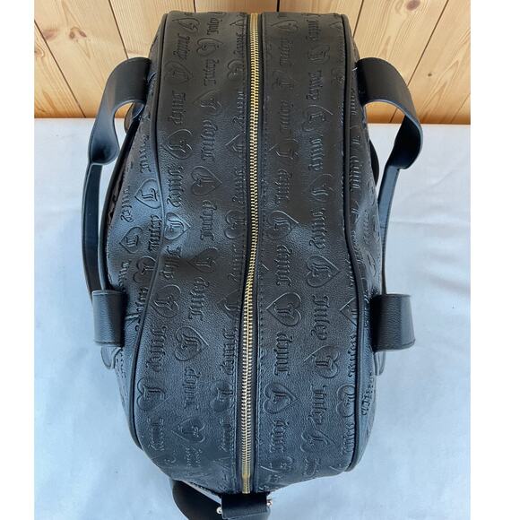 Juicy Couture Fashionista Dome Weekend Duffel - Black, about 18x6x12 inches - Picture 4 of 8